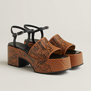 【大胆でグラフィカル☆】HERMES Kervella 35サンダル Kervella 35 sandal | Hermès Poland